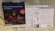 Vintage Microsoft Entertainment Pack 1 Software Windows 3.5