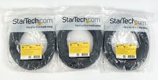 StarTech 50ft Cat6 Ethernet Cable RJ45 Molded Network Patch Cord Set of 3 picture