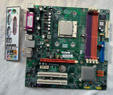ECS MCP61PM-AM REV 1.0 HT2000 Micro ATX AM2 Motherboard + I/O Shield + CPU... picture