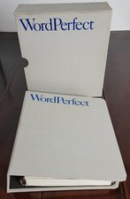 VTG Word Perfect Manual Binder For IBM Computers PC With Hard Case picture