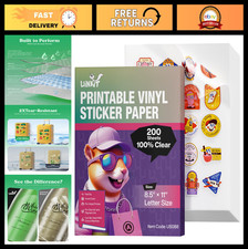 Inkjet PET Label Paper A4, Matte/Clear/Bright White, 15-200 Sheets, Glossy Finis picture
