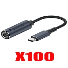 100X for HP DELL 100W  7.4mm Power Adapter Converter Cable To USB-C Port New picture