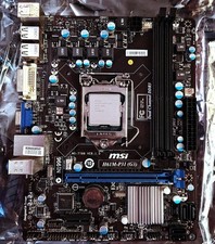 MSI H61M-P31 (G3) Motherboard w/ Intel Core i5-3470 LGA1155 DDR3– Tested Working picture