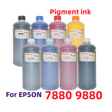 8X1Liter Premium Pigment refill ink for Stylus Pro 9880 7880 9800 7800 Printer * picture