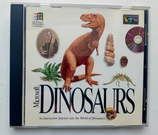 Microsoft DINOSAURS PC 1993 Exploration Series Windows Compatible picture