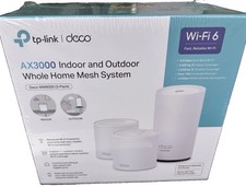 TP-Link Deco AX3000 Whole Home Mesh Wi-Fi 6 System 3-Pack Deco WM9000 NIB picture