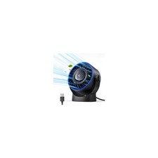 SWEETFULL USB Small Desk Fan - 5 Inch Mini Personal Desktop Fan, Small, Black picture