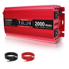 2000 watt Inverter 12V to 110V/120V, dc to ac Inverter 2000W Car Converter wi... picture
