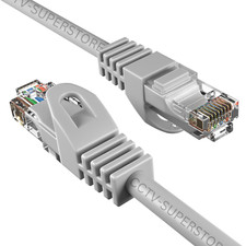 30 PCS 7ft Cat6 Ethernet Cable RJ45 UTP Patch Gaming XBOX PS5 Internet Grey picture