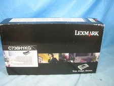 Genuine Lexmark C736H1KG High Yield Return Program Toner Cartridge - NEW picture