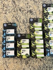 30 Genuine HP 950 951 Ink Cartridges Lot Black Cyan Magenta Yellow Sealed$6EACH picture