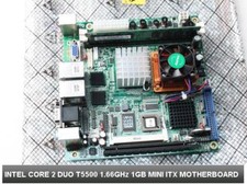Intel Mini-ITX Motherboard Core 2 Duo CPU 1.6GHz  ITX-i9453VL2G ITX-i9453 2x LAN picture