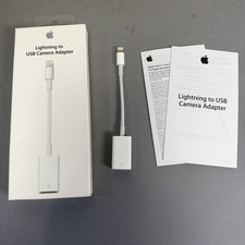 Genuine Apple Lightning to USB Camera Adapter MD821AM/A With Box picture