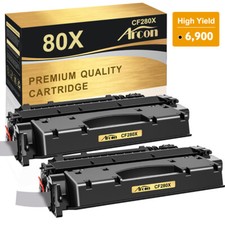 2 Pack CF280X 80X Toner Cartridge For HP LaserJet Pro 400 M401dn M401d M425dw picture