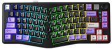LEOBOG A75 Alice Keyboard Black Purple picture