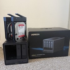 UGREEN NASync DXP4800 Plus 4-Bay NAS, 2x 6TB HDD 2x 2TB 990 PRO NVMe SSD 8GB RAM picture