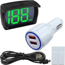 Car HUD GPS Digital Speedometer, KM/ Meter with LED Large Font Head Up Dis picture