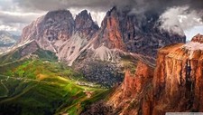Landscape nature mountains cliff Custom Gaming Mat Desk picture