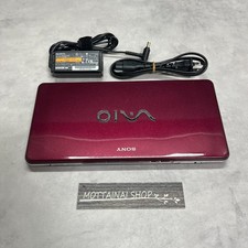 Sony VAIO Type P VGN-P70H Red Mini Laptop Atom Z520 2GB RAM Japan Tested Working picture