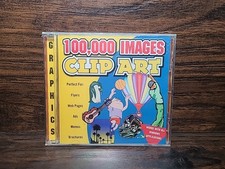 NEW SEALED Software PC 100,000 Clip Art Images Retro images picture