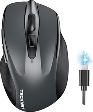 TECKNET Wireless Mouse 2.4G & BT5.0/3.0 Silent Mouse 4800 DPI Computer Mouse ... picture