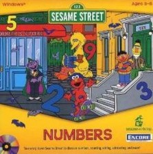 Sesame Street Numbers PC CD Elmo teaches kids to learn counting pre math skills picture