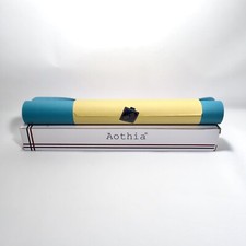 Aothia Non-Slip Eco PU Leather Desk Pad Large Turquoise  Home Office 31.5