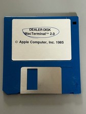 Apple Macintosh MacTerminal V2.0 – Vintage Software - Dealer Disk – Boots Up OK picture