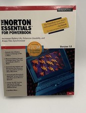 New Vintage Mac The Norton Essentials For Powerbook Software Symantec 1992 picture