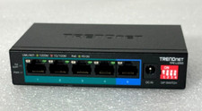TRENDnet 5-Port Gigabit Long Range PoE+ Switch, TPE-LG50,4 x PoE+ Ports, 1 x Gig picture