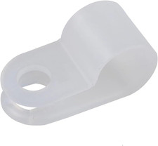 200Pcs R-Type Cable Clamps 1/2