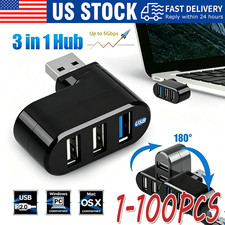 3 Port High Speed USB 3.0 Multi HUB Splitter Expansion Desktop PC Laptop lot picture