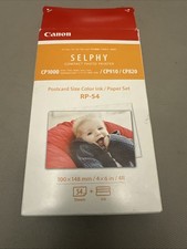 Canon RP-54 Selphy Color Ink & Postcard Photo Paper Set picture