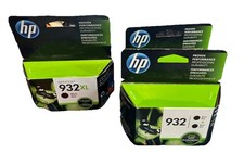 2 NEW In Box 932 Twin Packs, One 932 XL Black NEW Sealed. picture