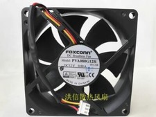 FOXCONN 8025 PVA080G12R -R11-AB DC12V 0.80A 8CM 3-Pin Silent Cooling Fan picture