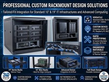 Custom 3D Printed Rack Mount Kit | 10