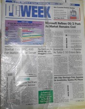 PC Week February 5, 1990. New, sealed. HP EISA 486 Vectra PC; Microsoft OS/2 etc picture