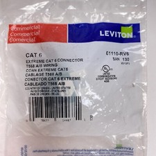 61110-RV6 Leviton eXtreme Cat 6 QuickPort Jack, Green picture