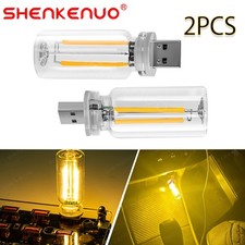 USB Touch Controlled Vehicle Interior Night Lights Retro-Inspired Mood Lamps 2X picture