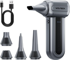 WOLFBOX MF70 Compressed Air Duster, 3-Speed Adjustable, Electric, Cordless picture