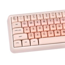 MOA Profile PBT Keycaps Jelly Foundation 136 Keys Cute Pink US Layout MX picture
