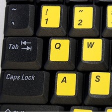 Various Colors Keyboard Stickers Arabic French Hebrew Korean RUS UK USA Letters picture