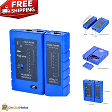 Professional LED Network Cable Tester for RJ45/RJ11 - Ideal for Cable Management picture