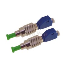 2pcs LC/UPC Female to FC/APC Male LC-FC SM 9/125 Hybrid Adapter Optical Adaptor picture