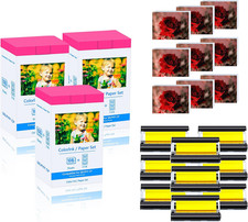 SELPHY KP-108IN Photo Ink Ribbon Paper 9 Ink 324 Sheets 3PK for Canon CP1500 picture
