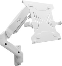 VIVO Height Adjustable Pneumatic Extended Arm Laptop Wall Mount, Full Motion Art picture