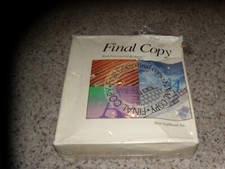 Final Copy Word Processor for the Amiga New in box picture