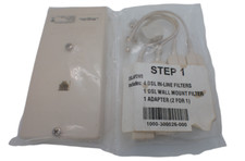 DSL Filter Adapter Kit 4 IN Line Filters Filter 1 Adapter Kit DSLAP2WD - NEW picture