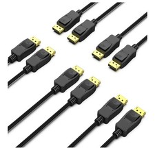 Certified 4k DisplayPort to DisplayPort 6 Feet Cable 4K@60Hz, 2K@144Hz 5 Pack picture