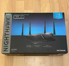 NETGEAR Nighthawk AX6 AX4300 WiFi 6 Router RAX45 Dual-Band 4-Port picture